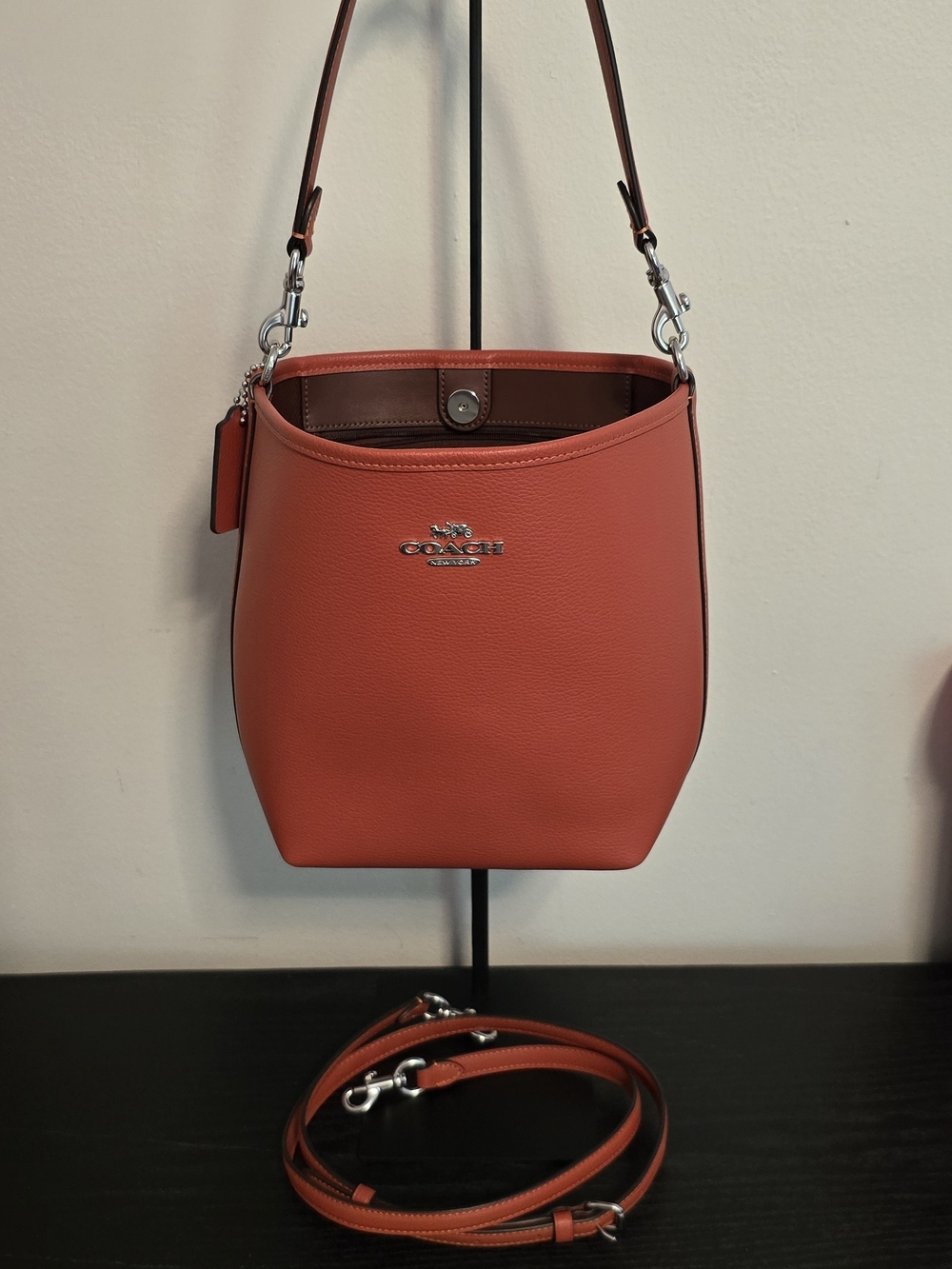 🧡 Coach City Bucket Bag | Style CT801 | Deep Orange 🧡